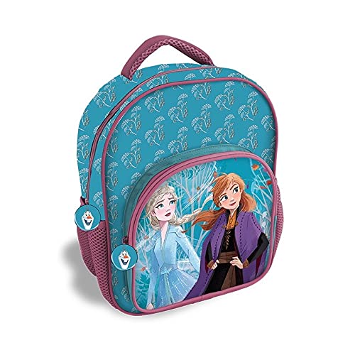 FROZEN Mochila de 30 cm bolso Deluxe FZN0631, azul celeste, come da foto, artesão, Azul celeste, come da foto, Artesanal