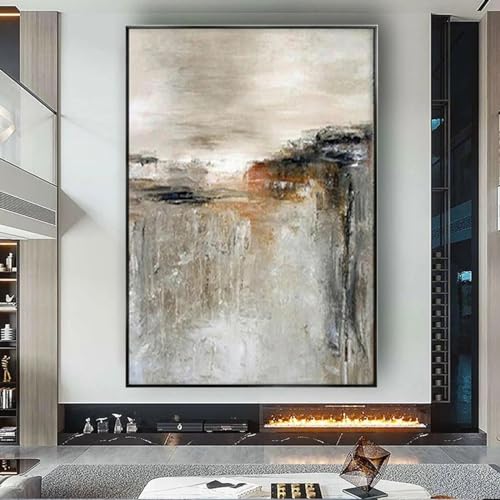 Peinture à l'huile abstraite haut de gamme avec cadre 60x80 cm YAJNILUCK