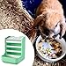 Baoblaze Rabbit Hay Feeder Small Animals Grass Holder Practical,Durability Food Bowl, Bunny Hay Dispenser, for Small Animals Hamster, Green