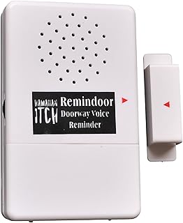 Remindoor. Open Door Alarm, with Verbal Voice, Reminding You to Take Your Keys, Wallet, Cell Phone, and is Stove Off. for Seniors and Forgetful People On The Go. by Hawaiian Itch.