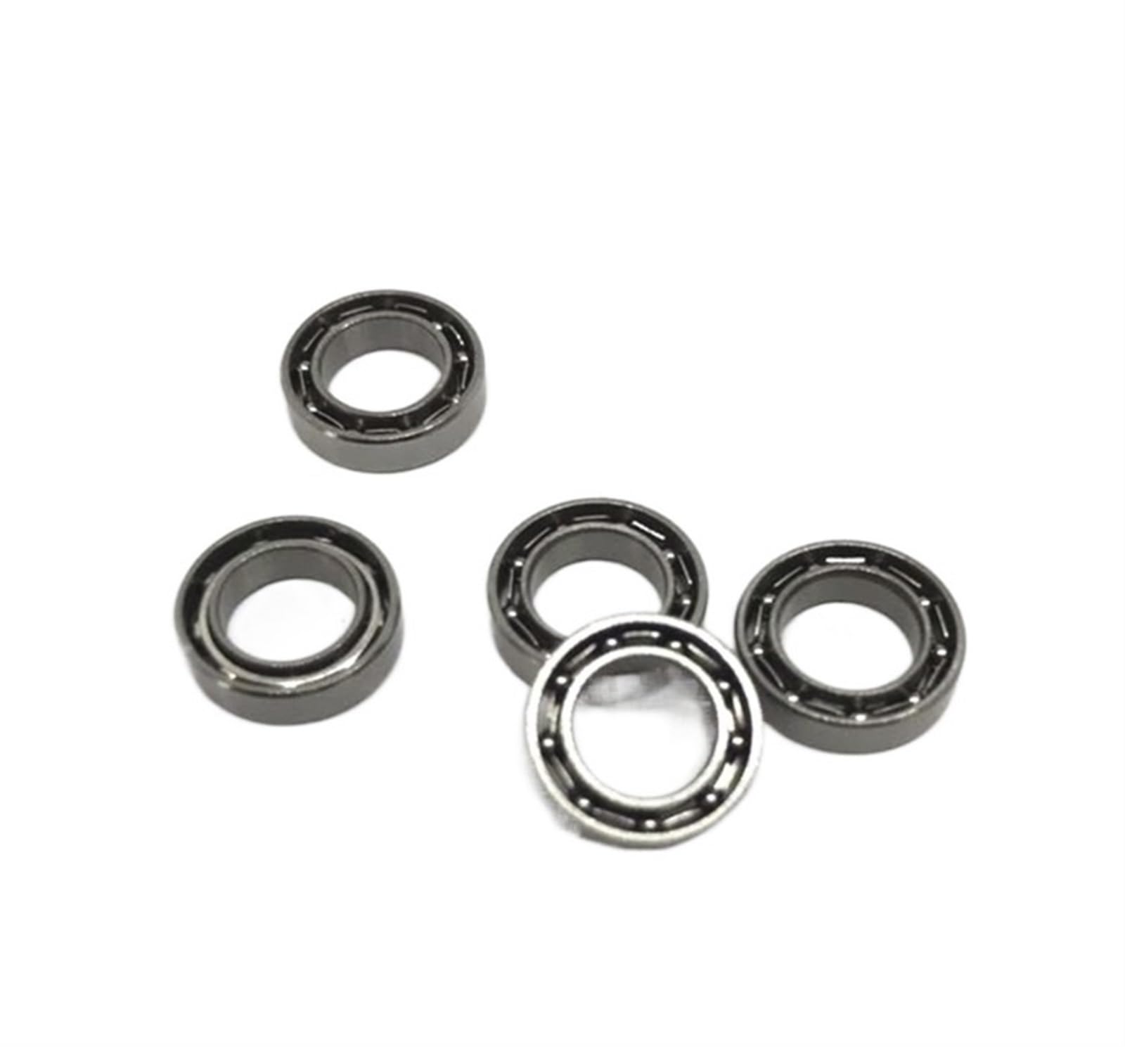 VSPPJYFG Bimetal Seal Shield Micro deep Groove Bearing 50pcs MR106 6x10x2.5mm Open Bearing Deep Groove Ball Bearing Miniature Bearing