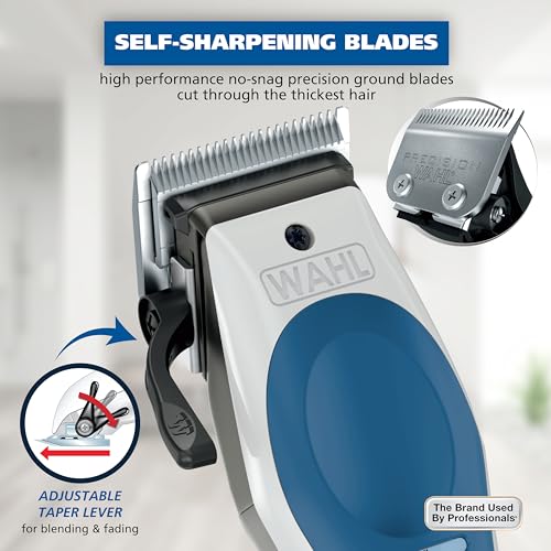 Image of Wahl Lithium Ion Color Pro Rechargeable Cordless Hair Clippers for Men with Smart Charge Technology and Battery Hair Trimmer for Convenient at Home Haircutting & Touch Ups - Model 3026594