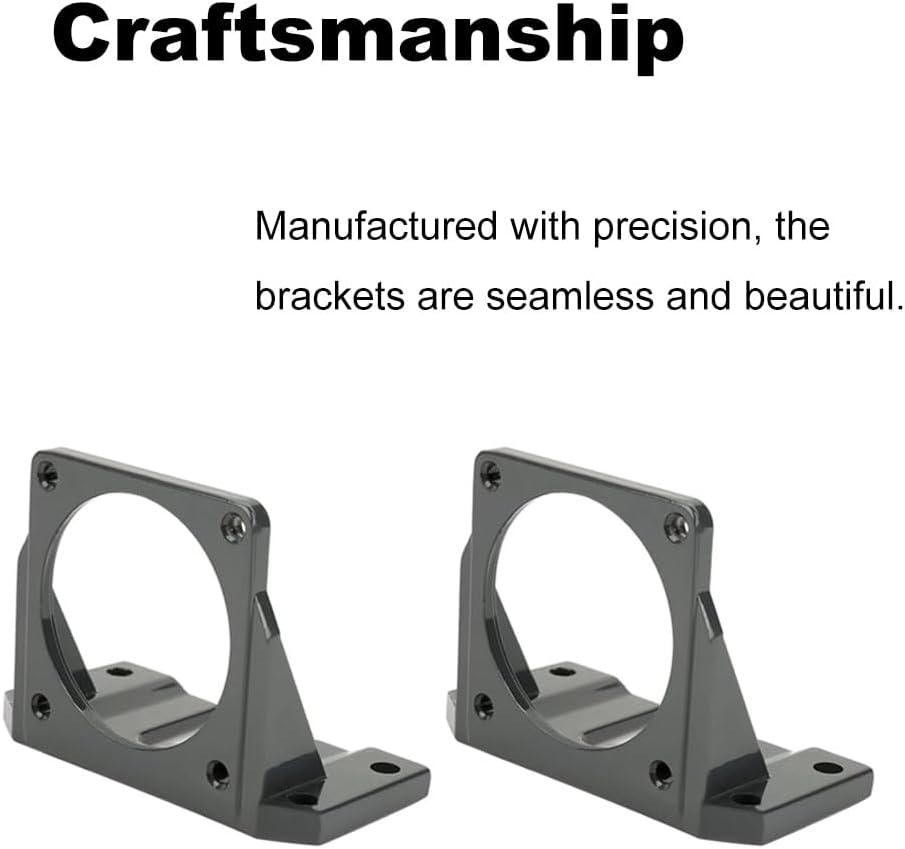 SagaSave 3 Models Optional 1 Pack Motor Fixed Mount Installation Bracket Triangle Design Four-hole Base Vibration Resistance Holder with Screws for Small Stepper Motors(80KTYZ)