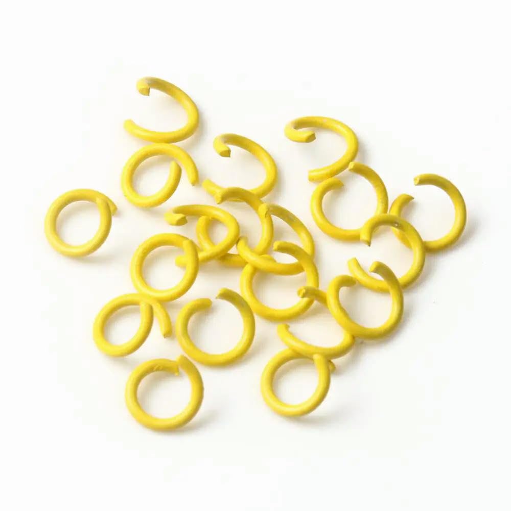 100 Stück Doppel-Binderinge Aus Edelstahl – Stabil & Farbecht, Perfekt Für Schmuck & DIY-Projekte (6-12mm, Silber)