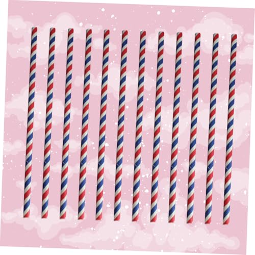 FOMIYES 200 pitillos de papel multicolor 20 cm miniatura 7