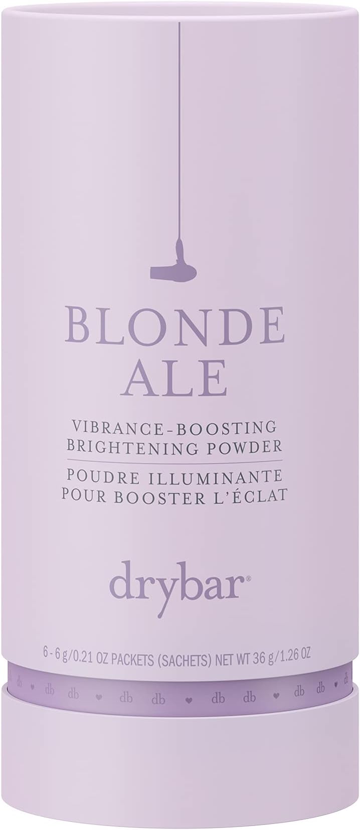 Drybar Blonde Ale Vibrance Boosting Brightening Powder | Great for Blonde, Gray, White and Highlighted Hair (6 Packets)