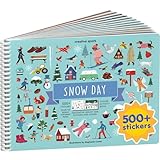 Snow Day Sticker Book Activity for Kids