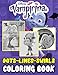 Vampirina Dots Lines Swirls Coloring Book: Vampirina Beautiful Simple Designs An Adult Color Puzzle Activity Book - Relaxing Activity Pages