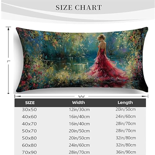 Coussin canapé paysage imperméable avec fermeture éclair cachée