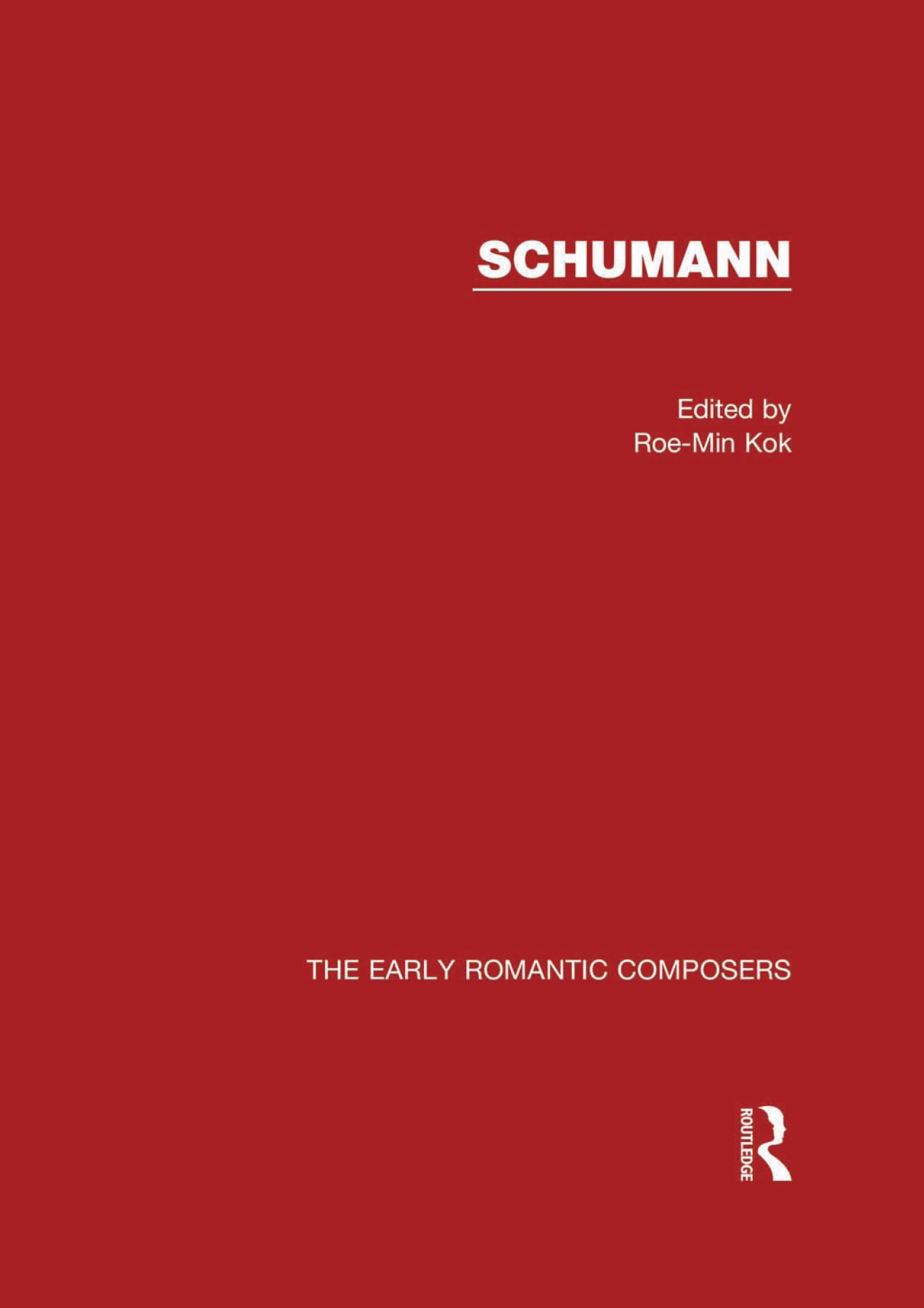 Biographie de Schumann The Early Romantic Composers livre en anglais pour mélomanes