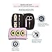 Studio Oh! 5-Piece Nail Grooming Kit - Includes Nail File, Scissors, Clippers, Cuticle Pusher & Portable Zippered Case - Perfect for Travel, Home & Office Use - Avocadoze
