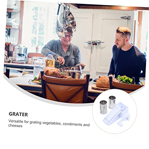 Rallador manual para queso acero inoxidable con mango ergonómico miniatura 7