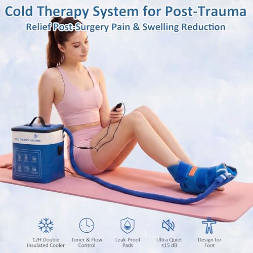 Image of Cold Therapy Ice Machine for Foot After Surgery with Foot-Specific Pad