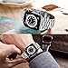 MioHHR Solid Stainless Steel Bands Compatible with Apple Watch 38mm 40mm 41mm, Metal Strap with Soft TPU Case for iWatch Bands Series 9 8 7 6 5 4 3 2 1 SE SE2 SE3 Women and Men, Silver