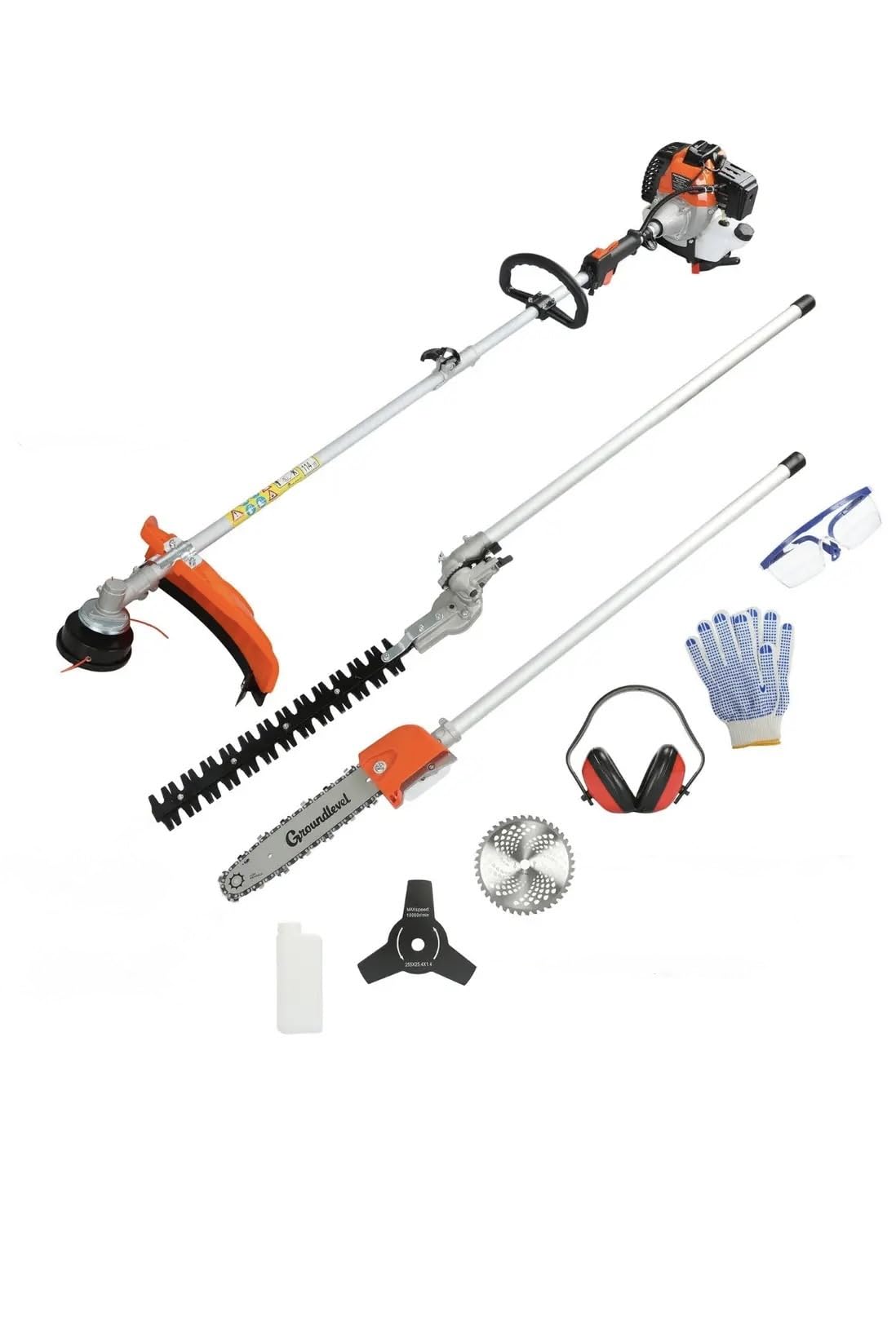 Powerful Petrol Garden Strimmer 190cm – Cordless Heavy Duty Grass Trimmer & Bush Cutter
