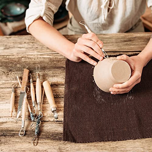 61Pcs Ceramics Clay Sculpture Polymer Tool Set Beginner's Craft Sculpting Pottery Modeling Carving Smoothing Wax Kit #TOP2