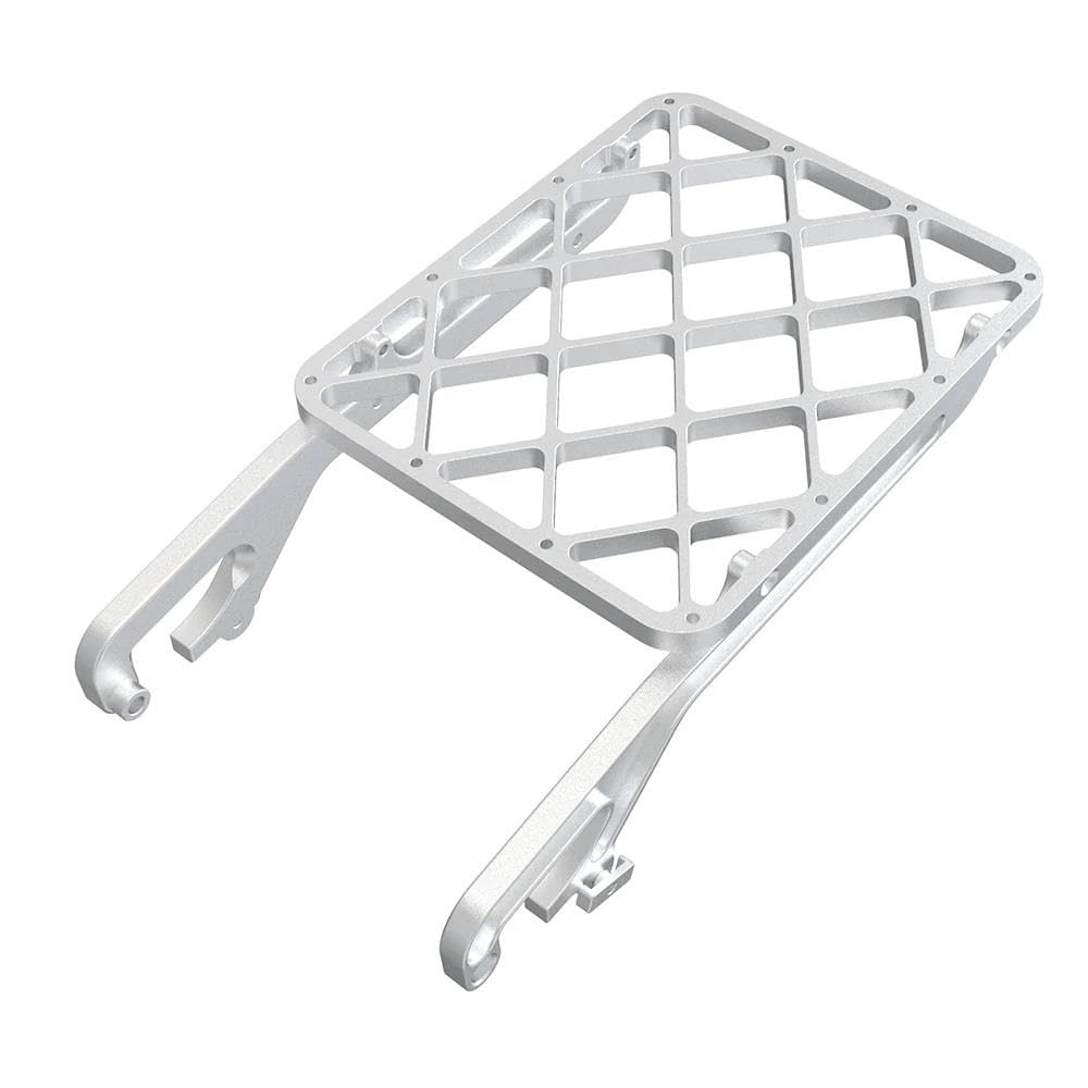 Porte-bagages arrière argent pour moto Yamaha WR 450F et WR 250F