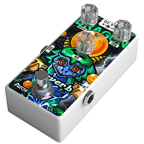 Azor Digital Reverb Pedal Dragon Pure Reverb Guitar Effect Pedal For Electric Guitar Ap509 #TOP3