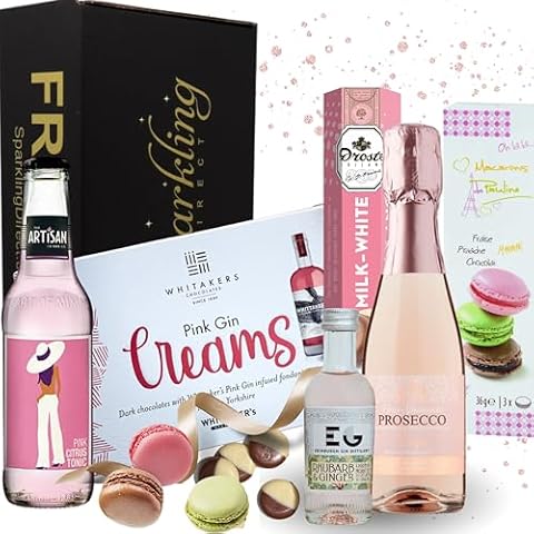 Pink Gin & Tonic Gift Set with Prosecco Cover
