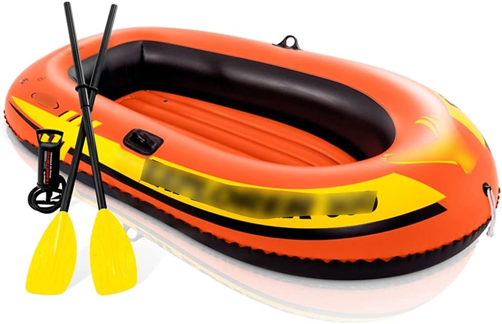 カヤック フィッシング オール付き カヌー 185kg耐えられる インフレータブル 海に出て海岸で遊ぶのに適しています 94cm Orange Color 185 優先配送 Size