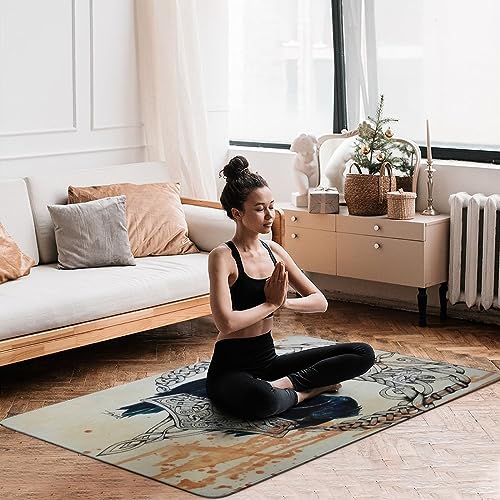 Tapis de chambre Viking lavable doux pour sol glissant