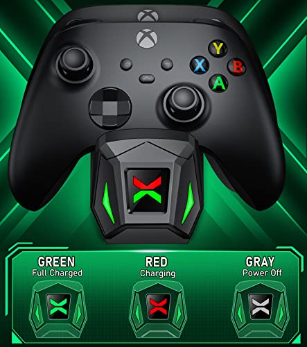 Controller Charger Station With 2X2550Mah Rechargeable Battery Packs For Xbox One/Series X|S Controller, Dual Charging Dock For Xbox One Controller Battery Pack With 4 Batteries Covers For Xbox #TOP3