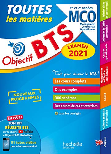 OBJECTIF BTS MCO 2021 TOUTES LES MATIERES