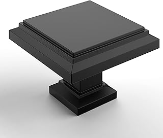 Asidrama 10 Pack Matte Black Kitchen Cabinet Knobs Drawer Cabinet Hardwa...