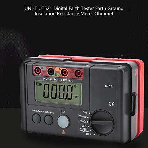 Earth Ground Insulation Ut521 Digital Earth Tester Earth Ground Resistance Tester Kit Ohmmeter With Storage Case 50Hz/60Hz #TOP1