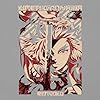 Rengoku Kimetsu no Yaiba Demon Slayer Flames Sword Men's T-Shirt, gray, S #2