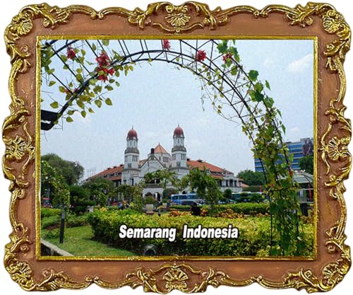 Imán de Refrigerador Decorativo Semarang Indonesia miniatura 1