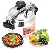 Olla a Presión, Olla a Presión de Acero Inoxidable, Olla a Presión de Aluminio, Olla a Prueba de Explosiones con Doble...