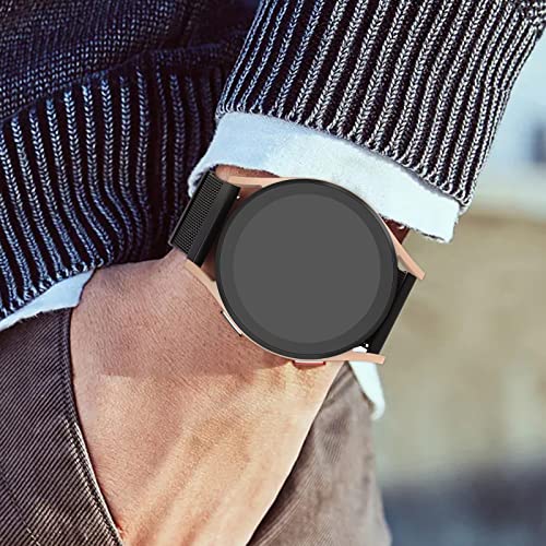 Metal Bands for Samsung Galaxy Watch 7 Band 40mm 44mm, FE Bands 40mm, Stainless Steel Metal Replacement Bracelet Strap for Galaxy Watch 7 Band Women Men (Black) by Meliya - Image 6
