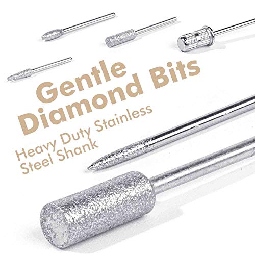 Nail Drill for Acrylic Nails - Professional Nail Drill Machine BTArtbox 30000 rpm Electric Efile Nail Drill for Gel Nails Remove Poly Nail Gel Gift for Women Home and Salon Use, Gold