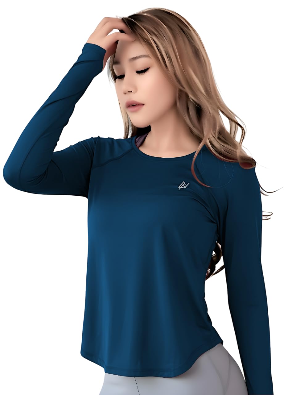 Gym T-Shirt for Women-Quick Dry Sports & Workout T-Shirt for Women, Activewear for Running, Casual & Gym Use