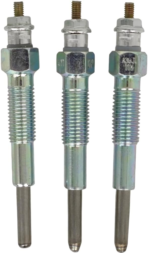 XYZIL 3X Glow Plug SBA185366092 SBA185366040 Compatible with Ford Tractor 1100 1110 1120 1200 1210 1215 1220 1300 1320 1510 1530 1620 1630 1710 1715 1720 1725 1910 1925 1990 2110 3412 SBA185366060