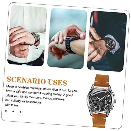 Correa de cuero para reloj de hombre correa reemplazable 7