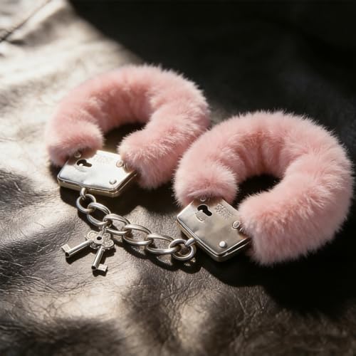 Image of Hand Cuffs Set Couple Handcuffs Fuzzy Handcuffs Fluffy Handcuffs,adult sex toys & games,Bondage Gear & Accessories