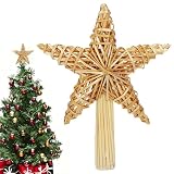 Weihnachtsbaum Stern Spitze, 30,5×20 cm Stern Christbaumspitze...