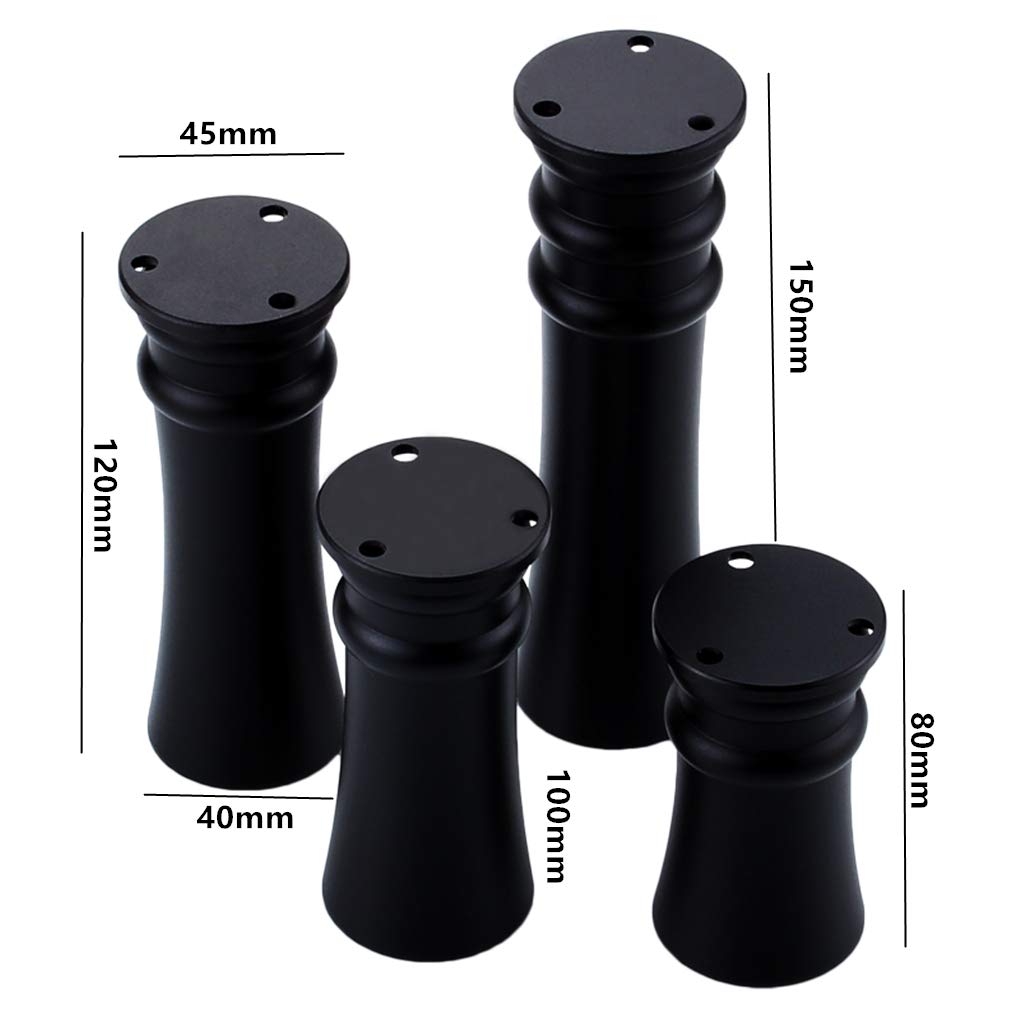 Gambe per mobili Gambe per tavoli in metallo regolabili Piedini per mobili Piedini per mobili in alluminio in stile europeo Sostituzione Gambe per alzate per mobili Gambe per divano Gambe per divano