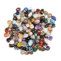 800g Edelsteine für Kinder: 2-3cm Edelstein Set, Bunter Mix an Natürliche Trommelsteine, Halbedelsteine für Kinder, Schmucksteine für Dekoration, Edelsteinspiel, Kindergeburtstag