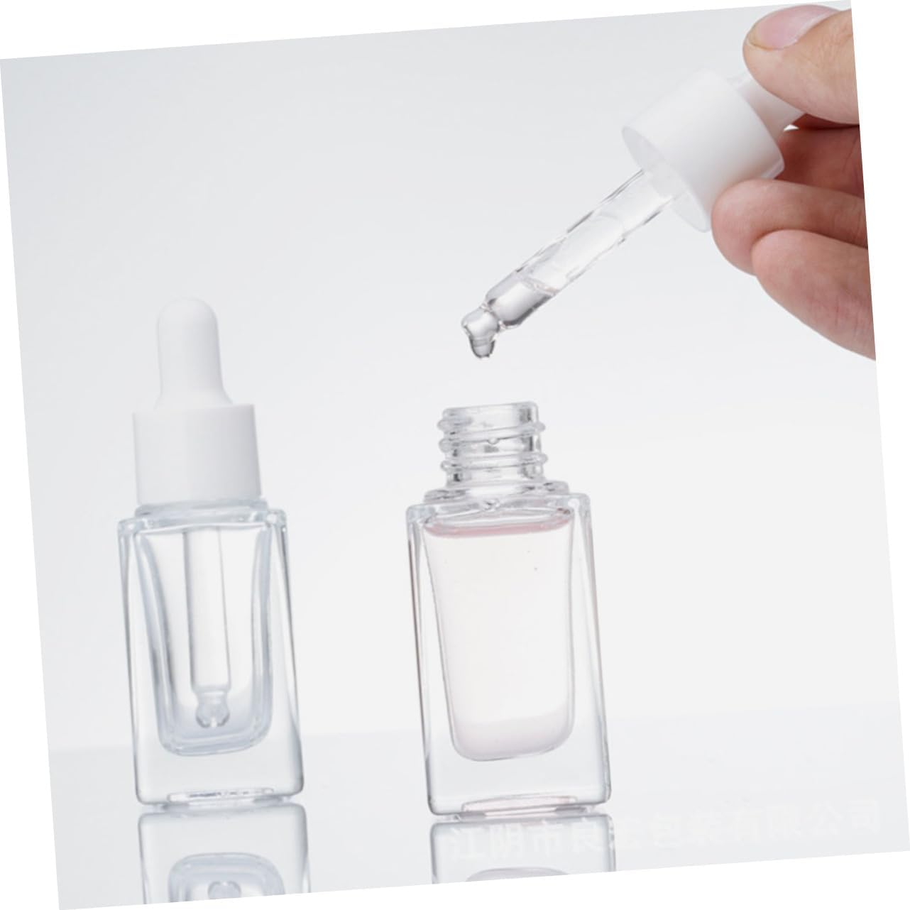 LIFKOME 10Pcs Clear Glass Dropper Bottles with Tight Seal Reusable Essential Oil Containers for Travel for DIY Perfume Liquid Storage
