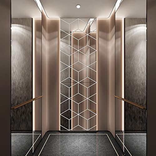 Espelho 3D Adesivo de Parede Decorativo de Quarto Adesivo de Parede Acrílico Espelho Adesivo de Pare