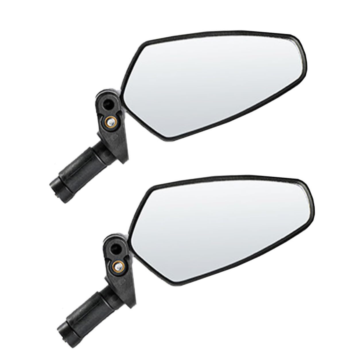 VICASKY 2pezzi Specchietto Retrovisore per Bicicletta Design Rotazione Gradi Materiale Resistente Accessori per Forniture per Biciclette