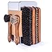 FootFitter Essential Shoe Brush Set - Horsehair Brushes for Polishing Men's Shoes!