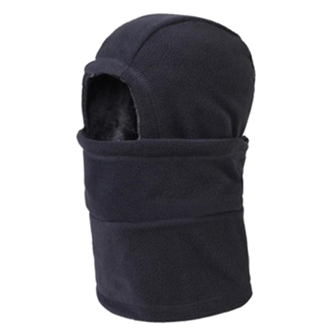 FOMIYES Cycling Neck Mask Thermal Windproof Cover for Men Women Fleece Hood for Sports Skiing Snowboarding Outdoor Activities Thickened Grey