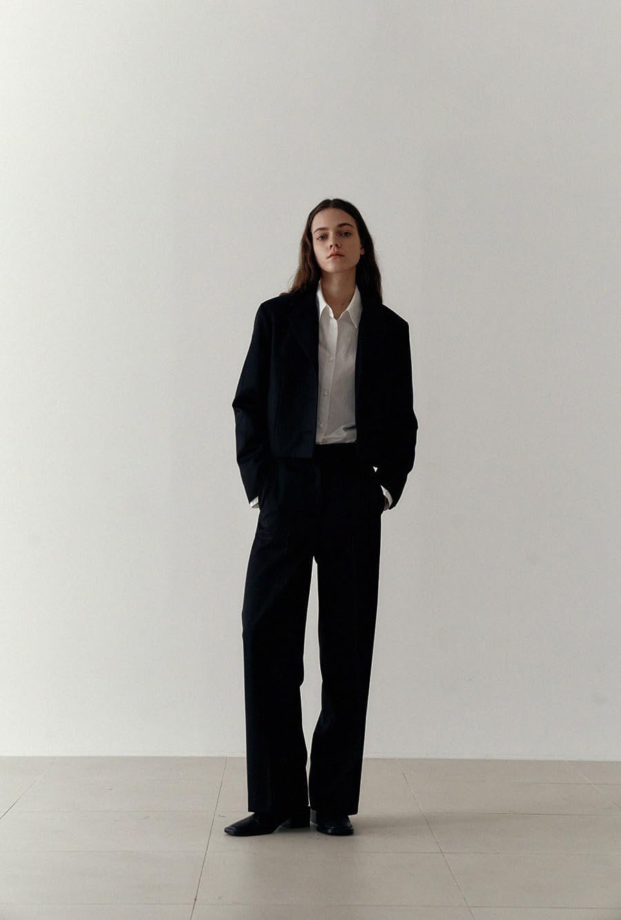 Yaflonjaa Damen Cordanzug Zweiteilig - Slim Fit Business Anzug Für Büro & Elegante Anlässe