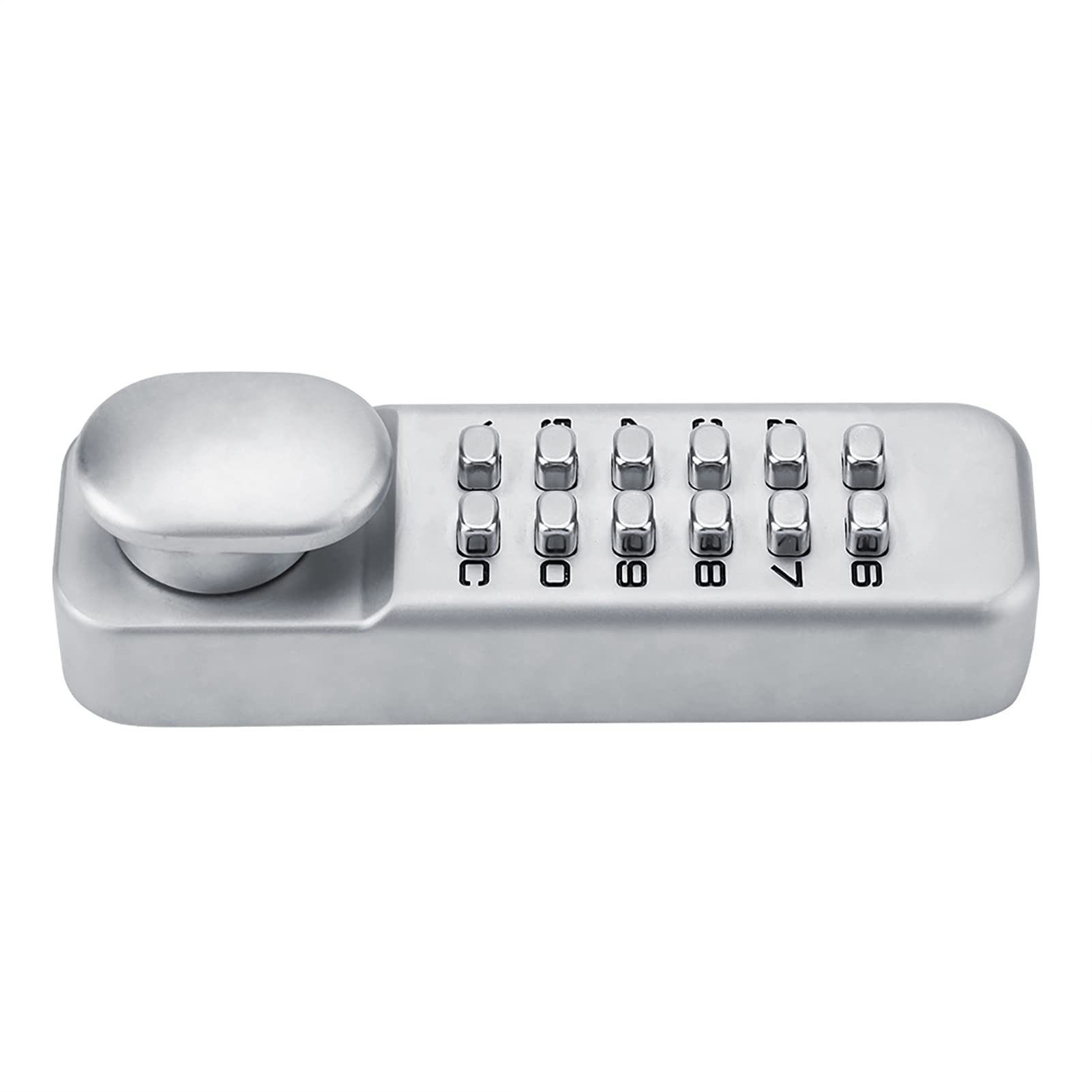 Fabater Cerradura de Puerta con Combinación de Aleación de Zinc Cerradura de Leva con Código de 1 a 11 Dígitos, Codificada de Seguridad con Contraseña para Puertas de Gabinete, Oficina, Interiores y