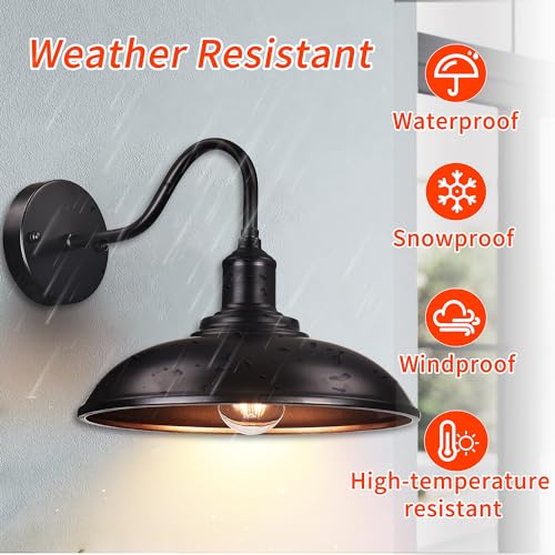 Gdffzm HWD-1P Outdoor Lights For House,Porch Lights Outdoor Light Fixture Exterior Lighting Fixtures For Patio Garage Farmhouse Barn Lights Outdoor Wall Lights Wall Sconces Outside Lights thumb #1
