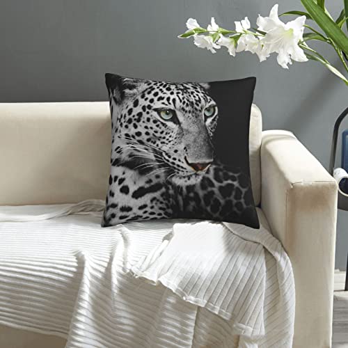 Varun Black Leopard Pillowcases Animal Print Pillow Case Decorative Throw Pillow Cover For Home Sofa Office 18X18Inch #TOP6